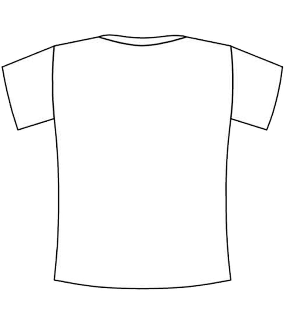 printable t shirt coloring page