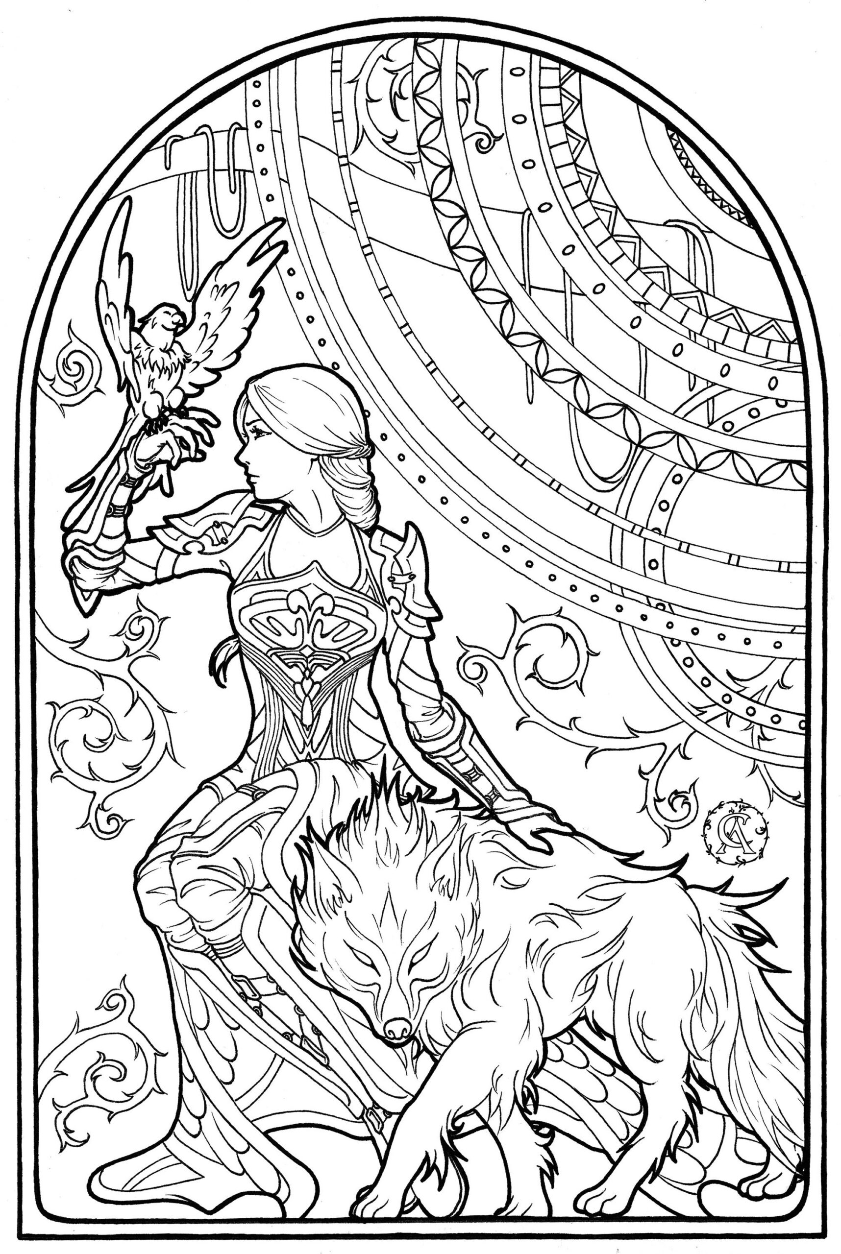 coloring page for adults