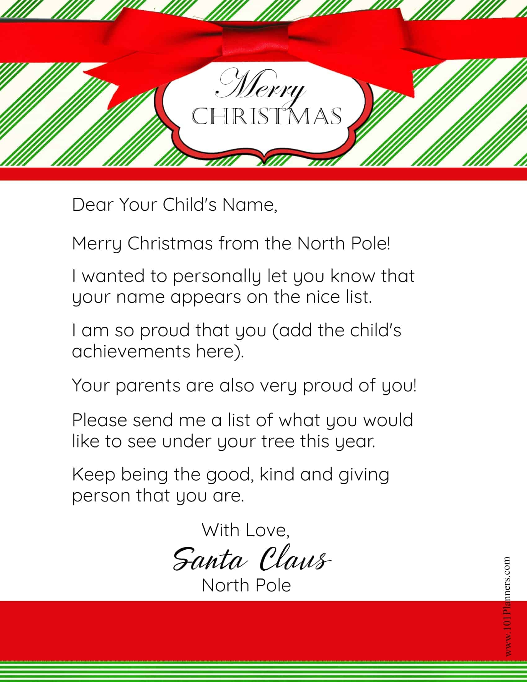 printable template letters