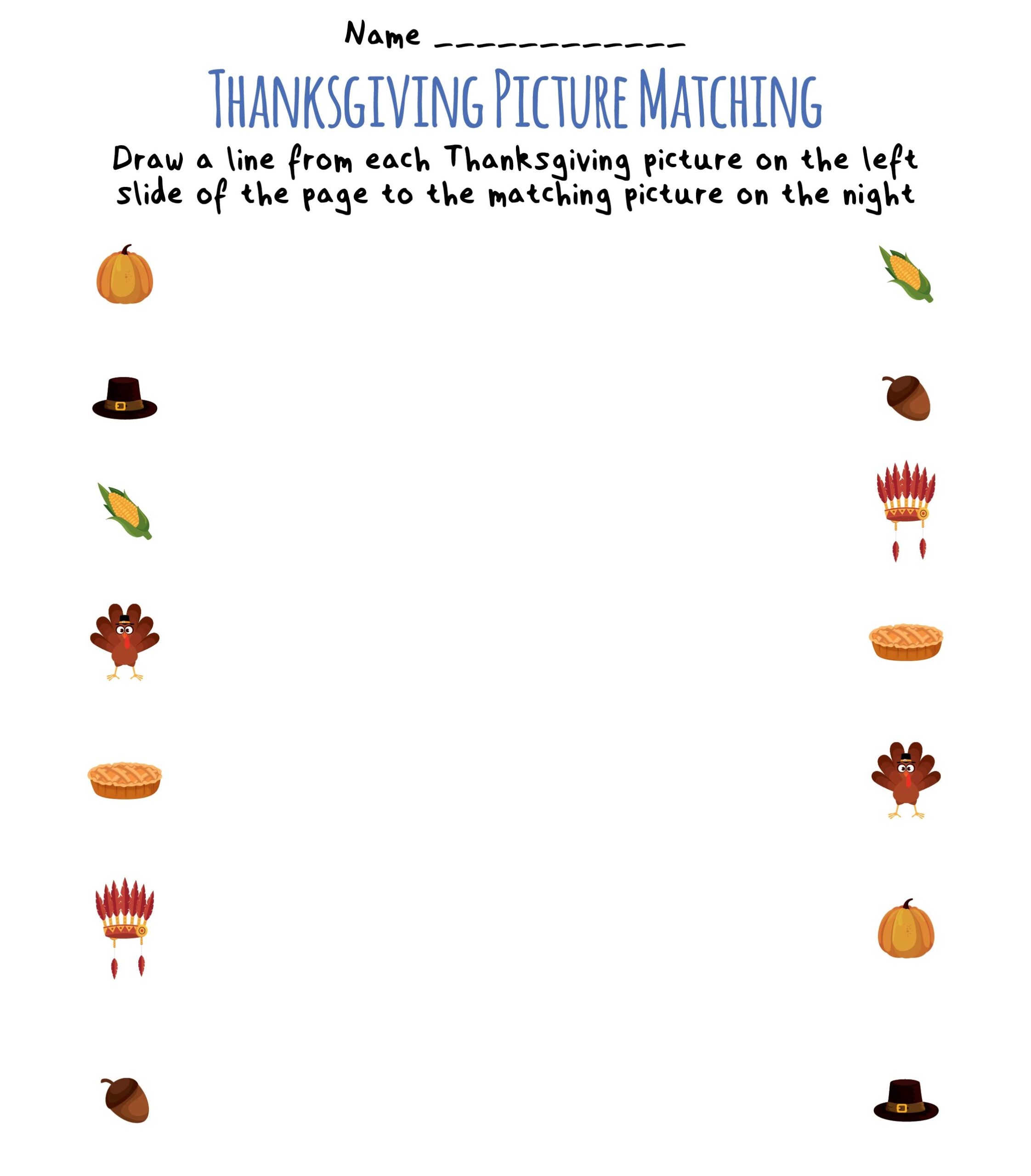 thanksgiving worksheets for kids printable