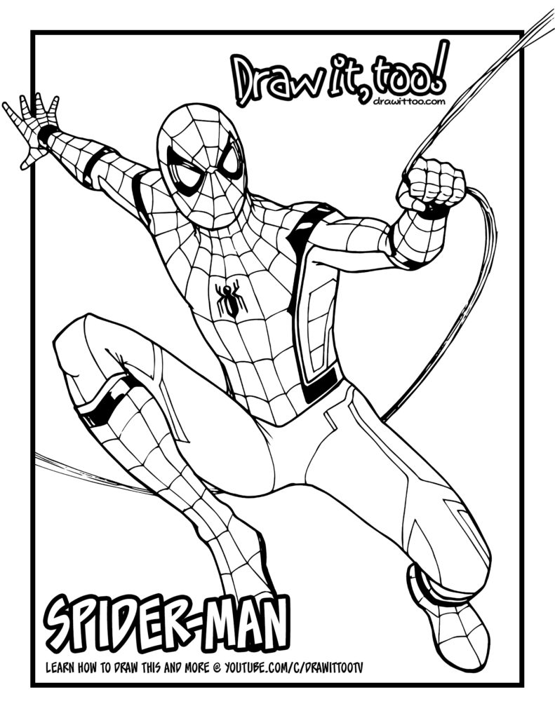 The Amazing Spiderman Coloring Page Coloring Home