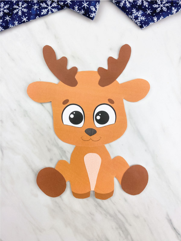 free printable reindeer crafts