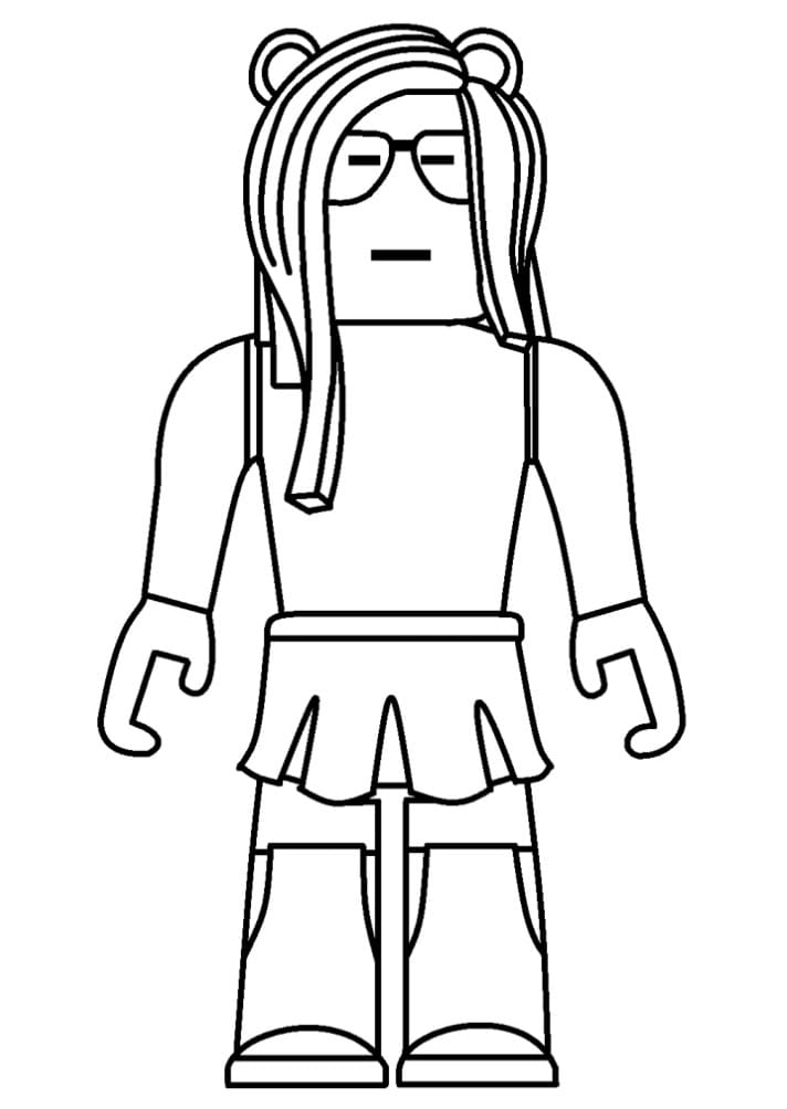 Roblox coloring page free