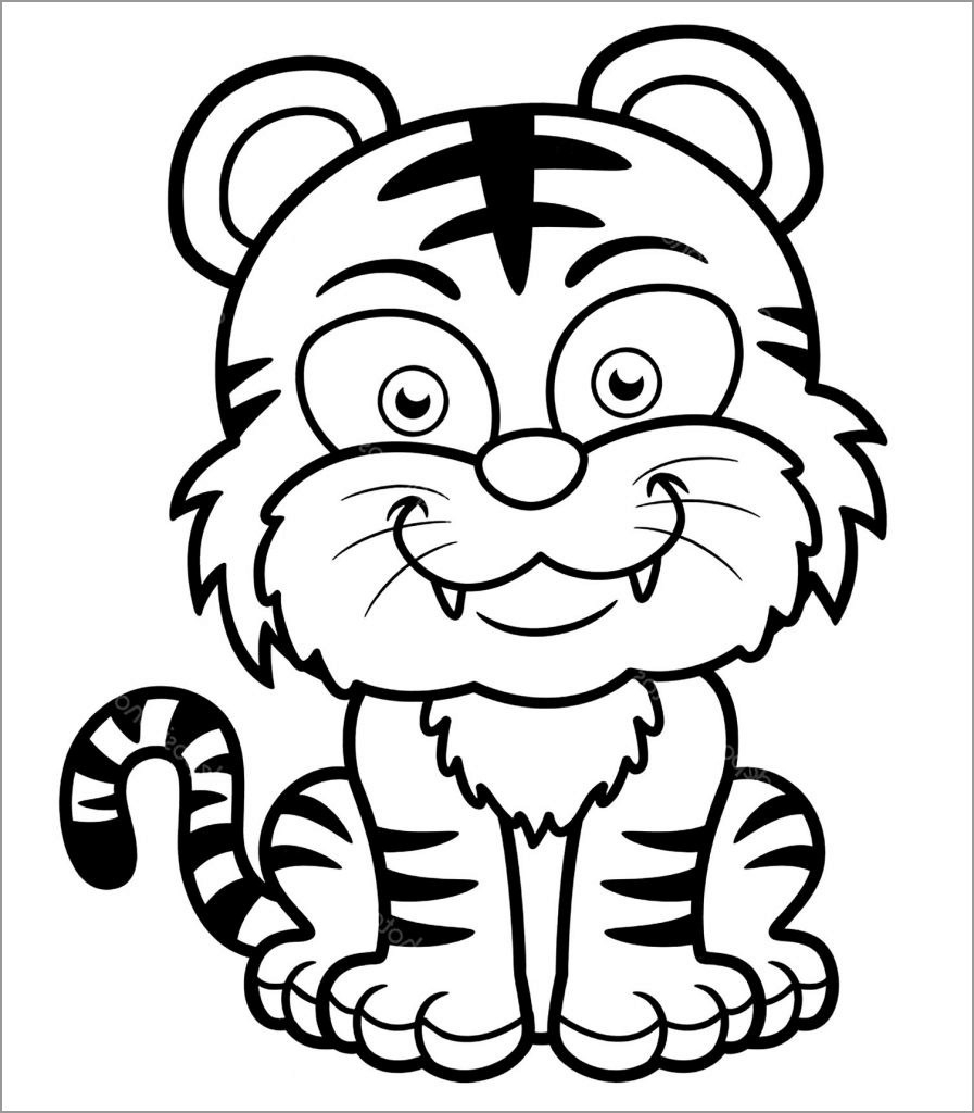 tiger coloring pages pdf