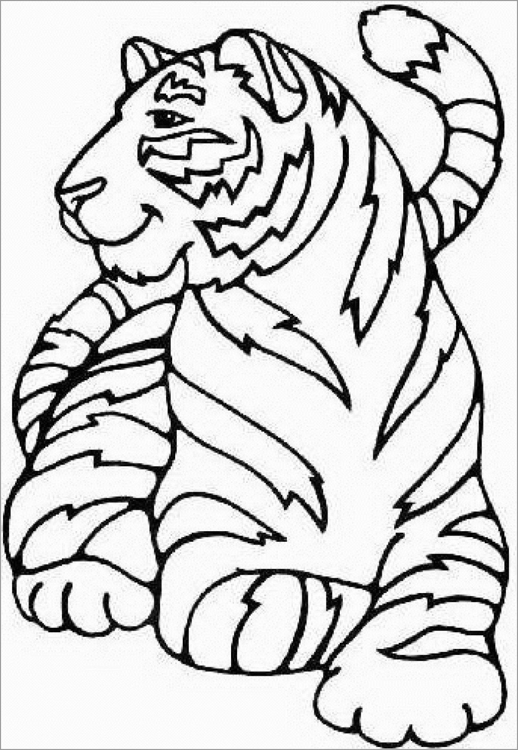 Tiger Coloring Pages ColoringBay