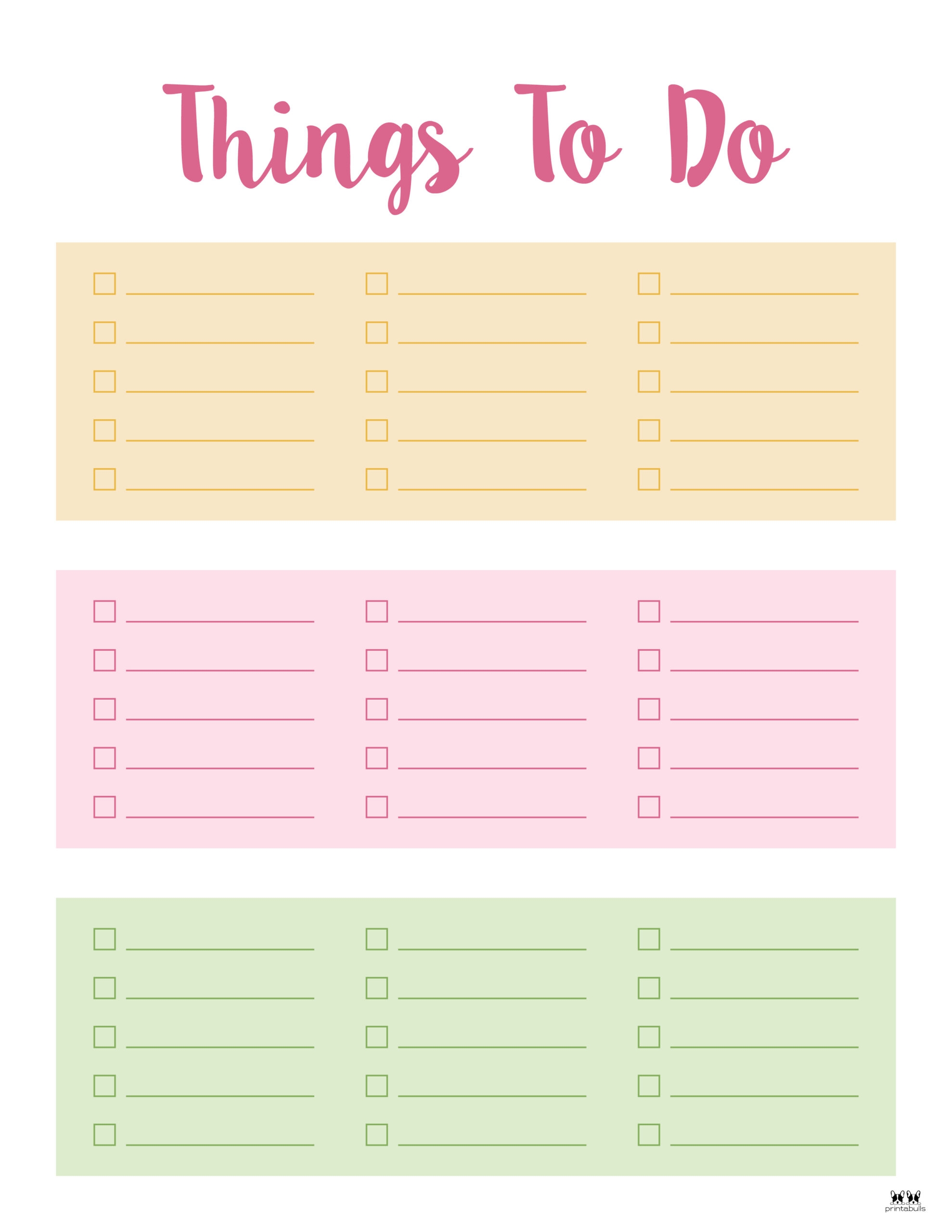 To Do Lists 31 FREE Printables PrintaBulk