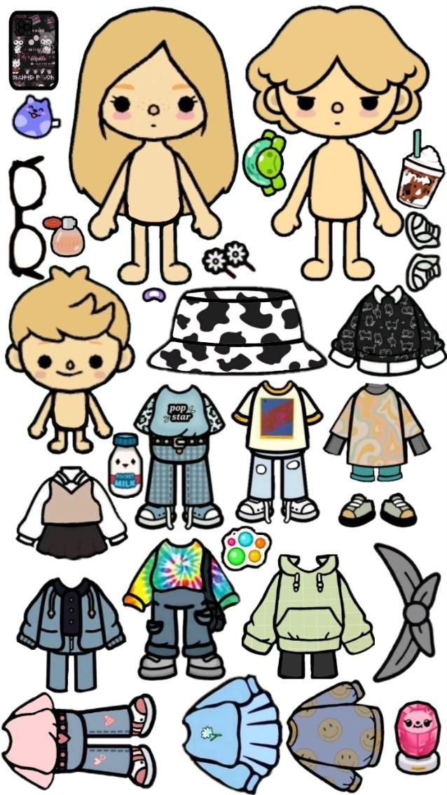 printable paper doll body