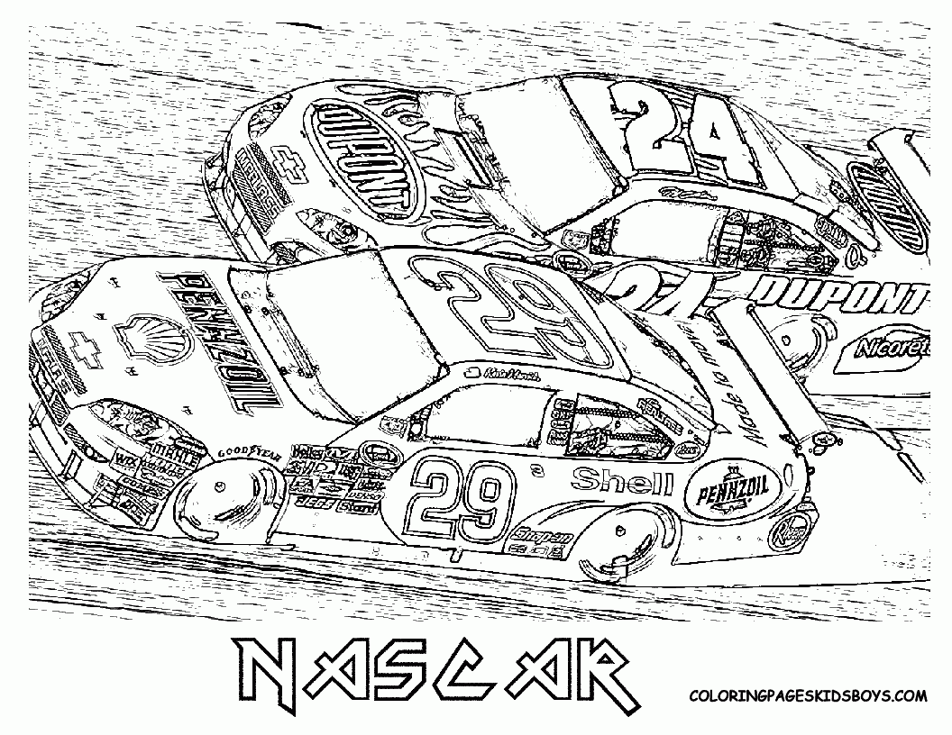 Top 5 Printable Nascar Coloring Pages Terupdate Bulan Ini
