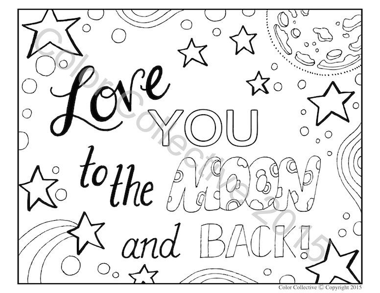 we love you free printables