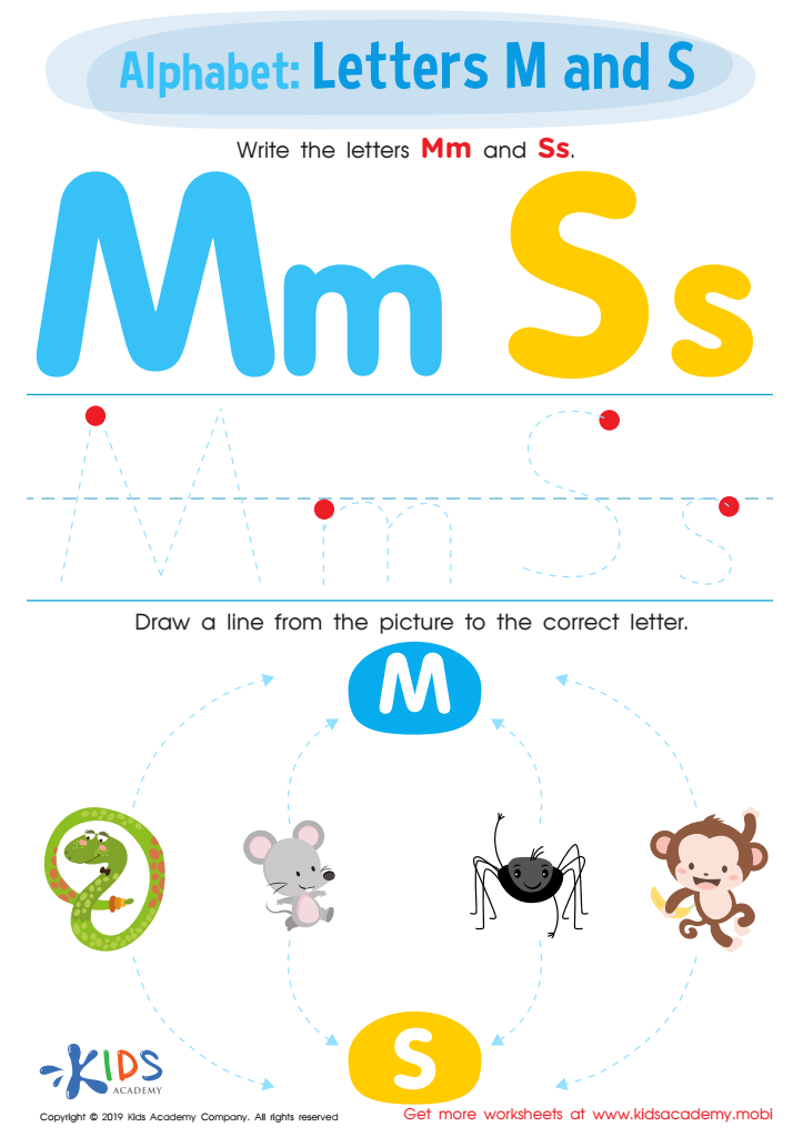 Tracing Letter M Worksheets Kindergarten Free Infoupdate