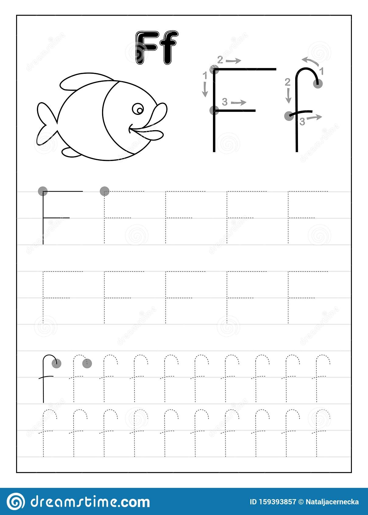 Tracing The Letter F Worksheets Letter Tracing Worksheets