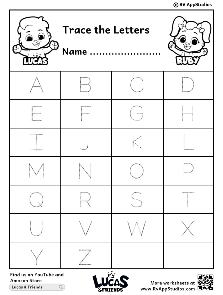 Tracing Uppercase Letters Printable Worksheets Free Printable