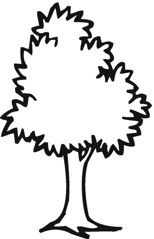 Tree 5 Coloring Page
