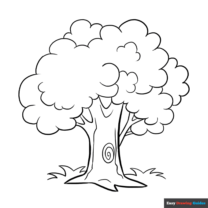 Tree Branch Coloring Page Tree Coloring Page Leaf Col Vrogue co