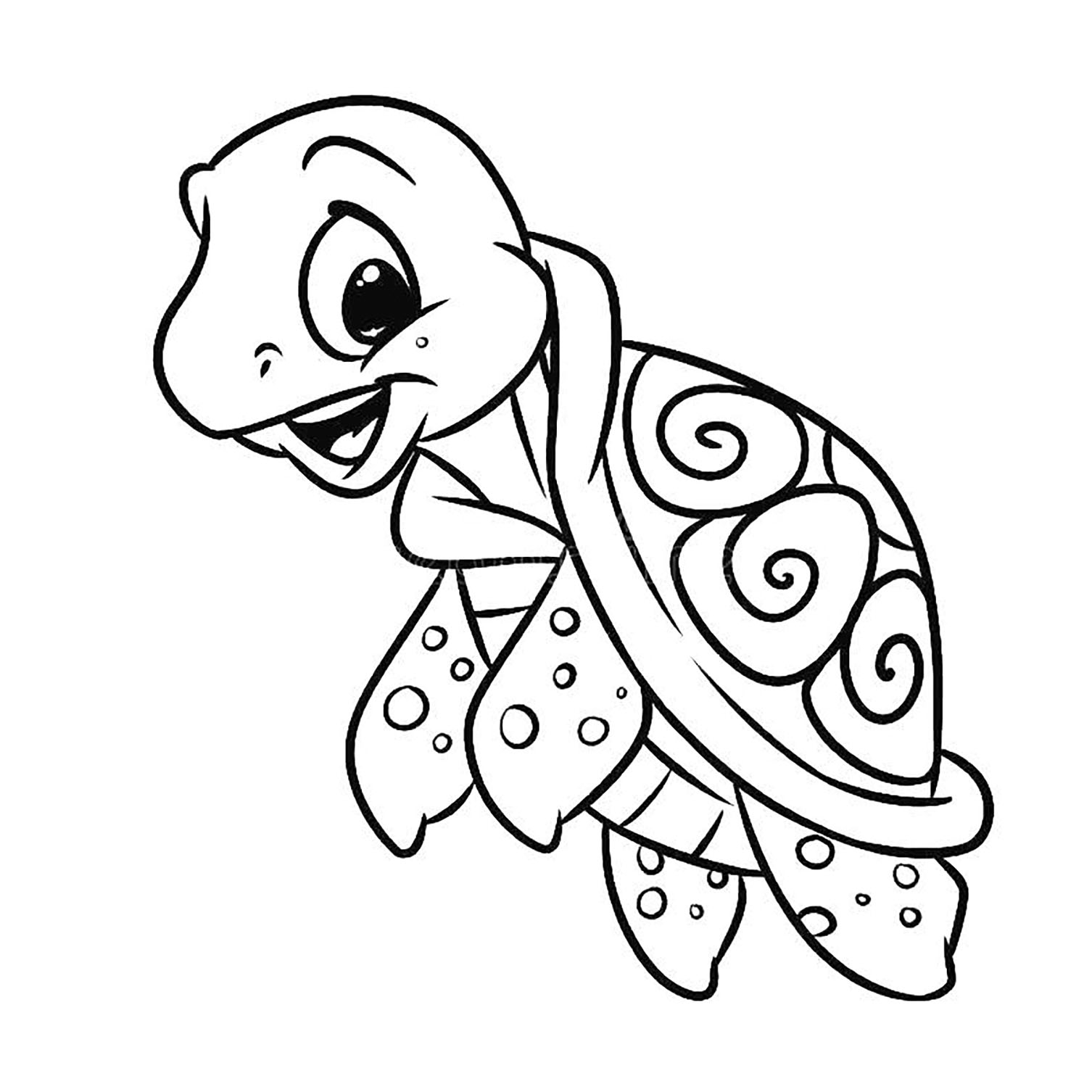 free printable turtle coloring sheets