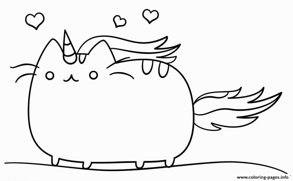 Unicat Unicorn Animal Coloring Page Printable