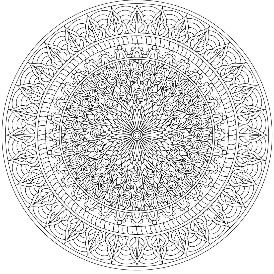 Unleash Your Creativity With Printable Mandala Art Coloring Pages