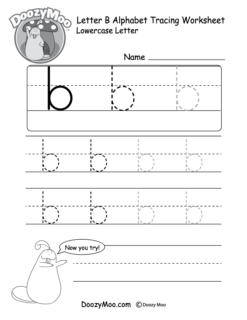 printable worksheet letter b