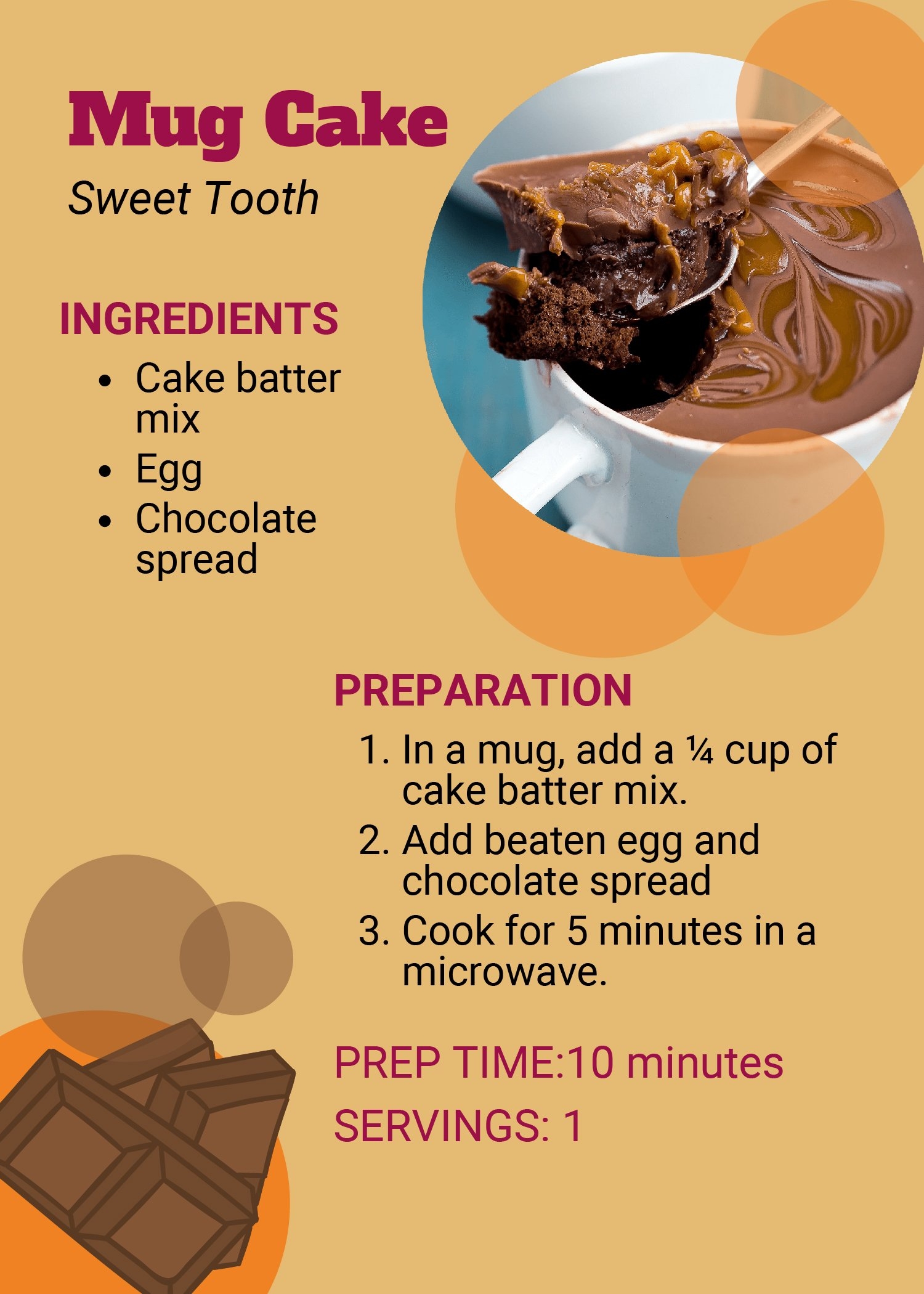 Valentines Day Holiday Baking Recipe Template In PSD Word 