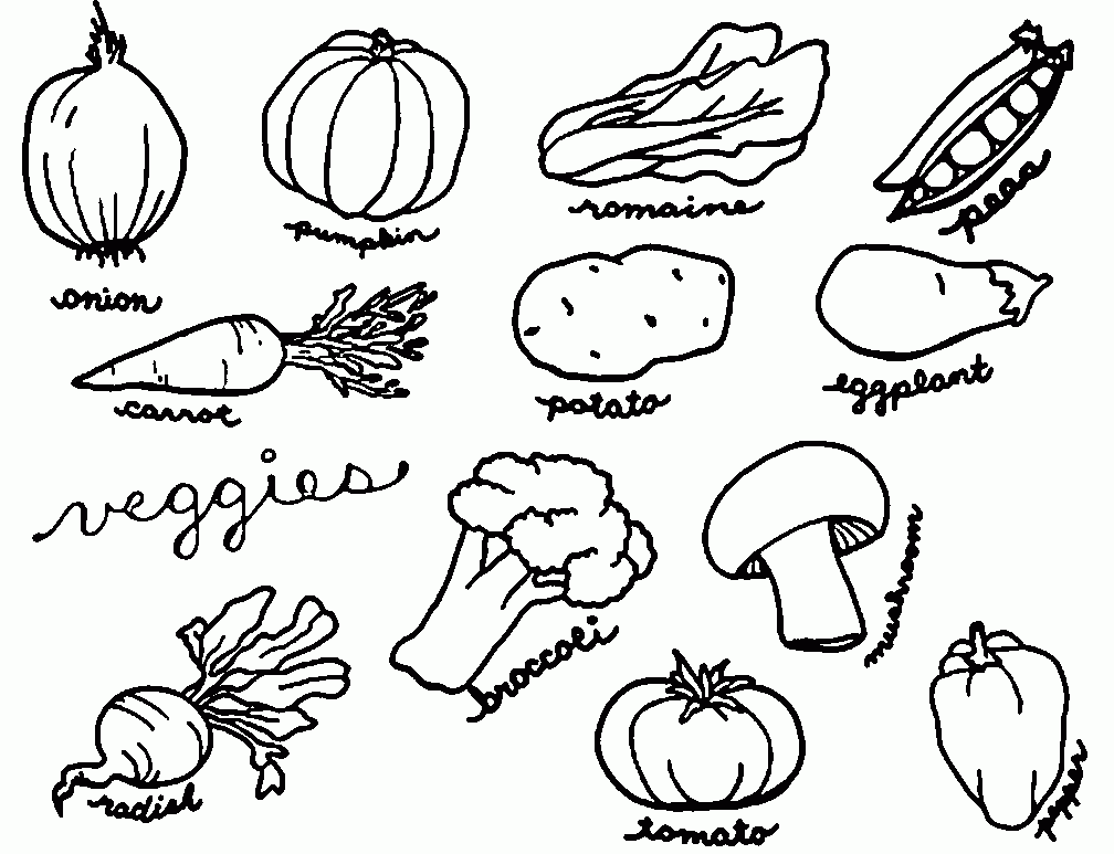 vegetable for coloring