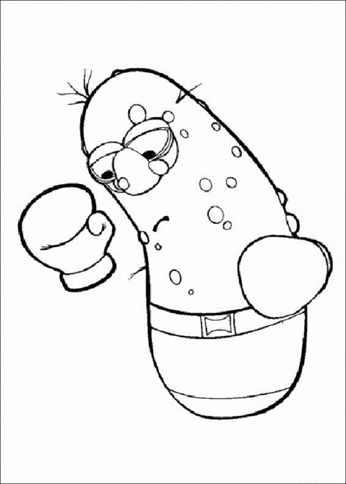 Veggie Tales Coloring Pages Coloring Home