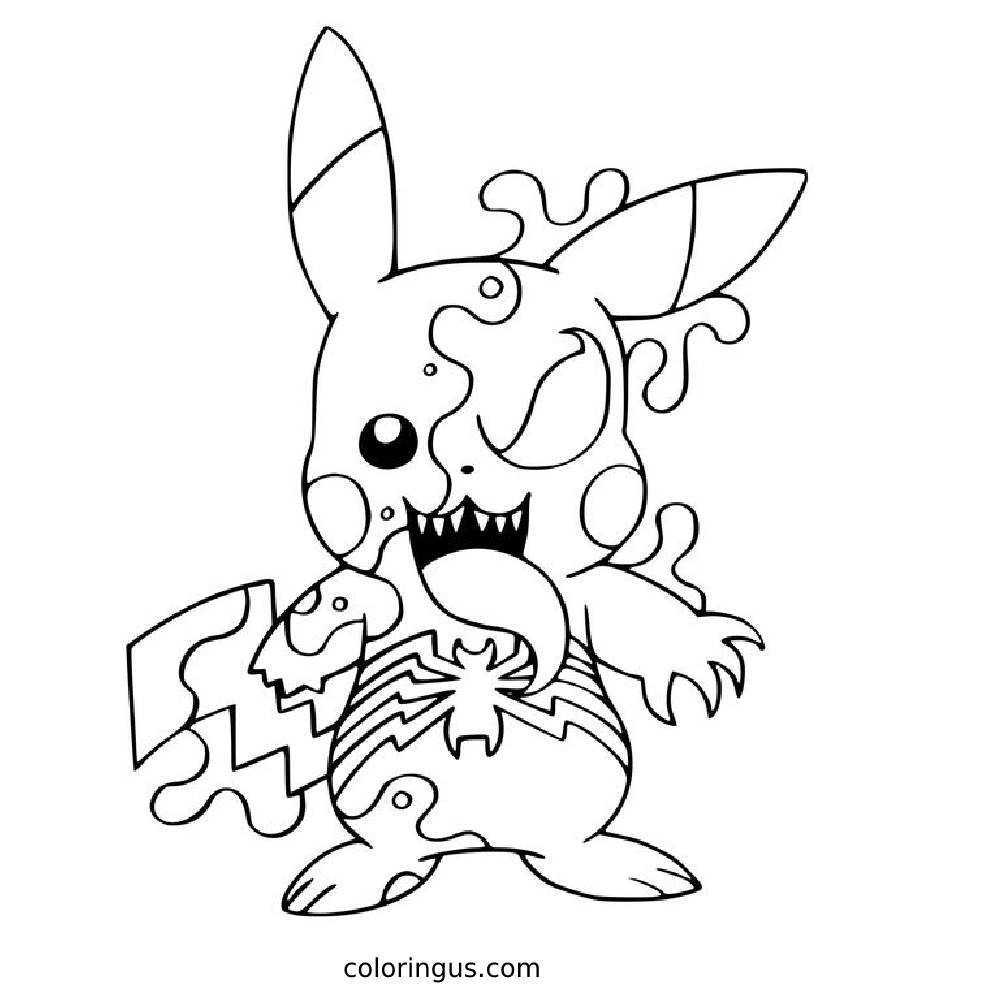 Venom Coloring Pages Free Printable PDF 