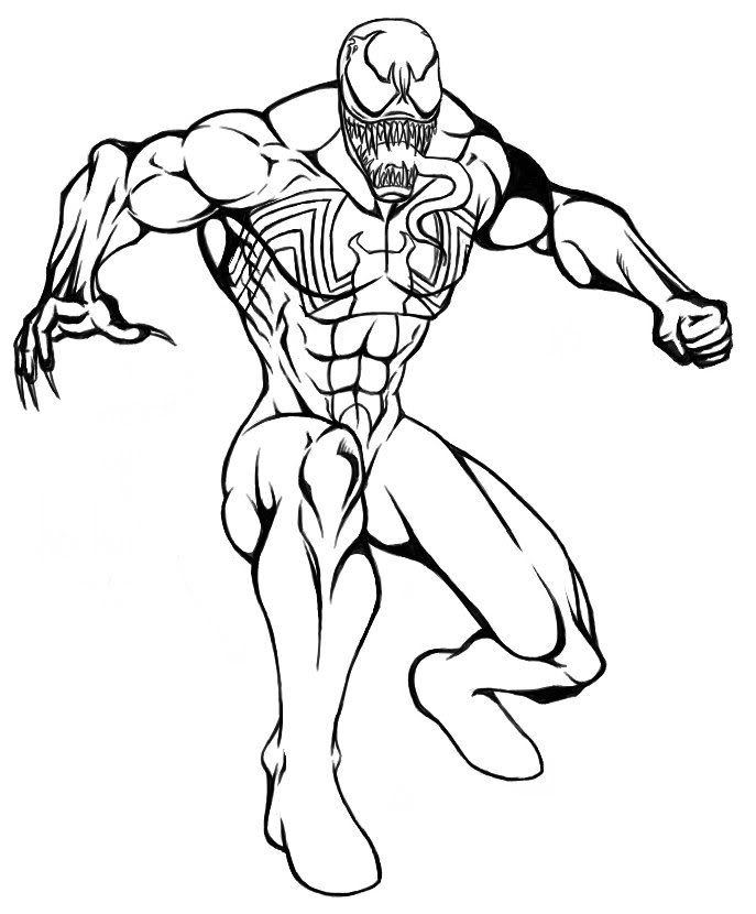 free printable venom pictures