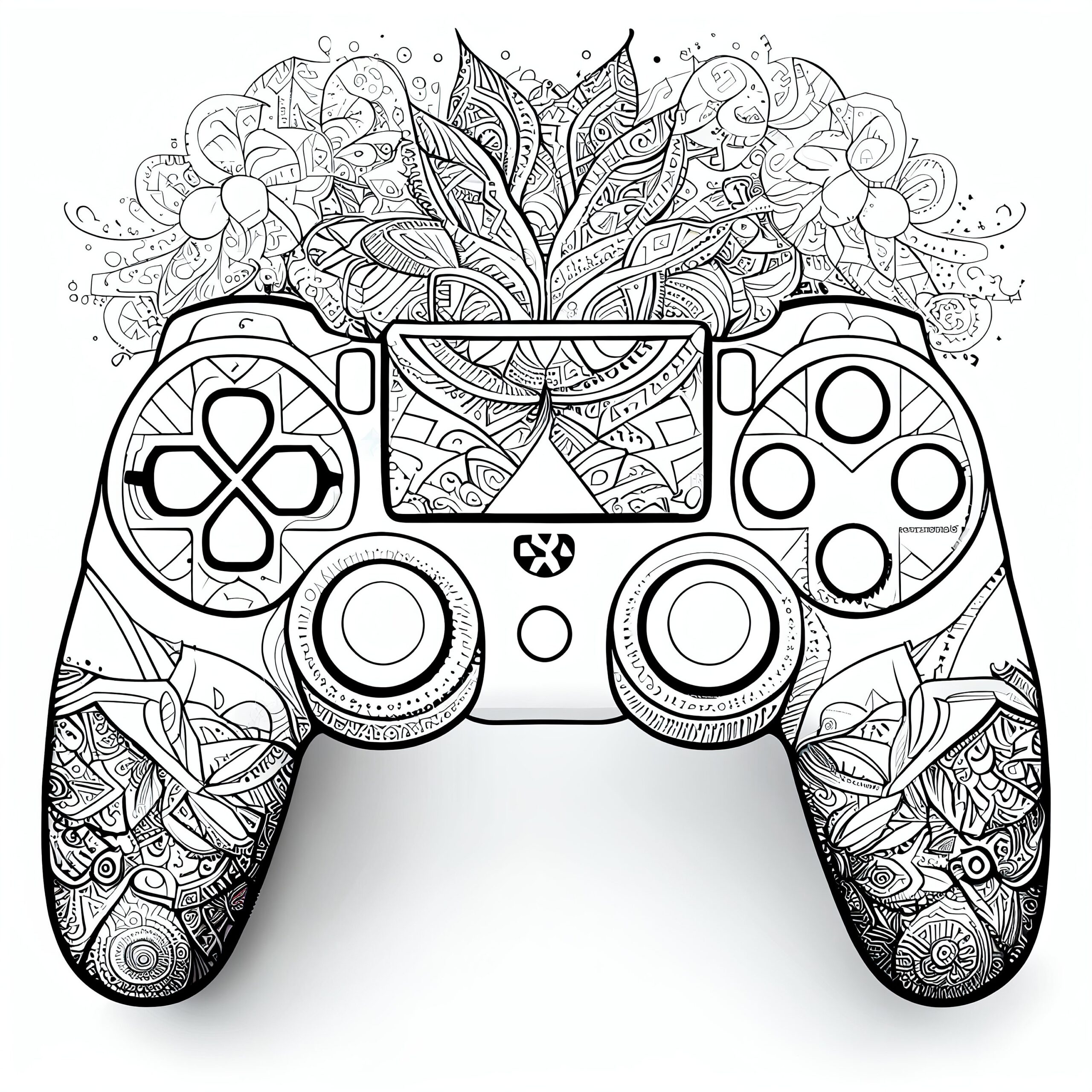 Xbox controller coloring pages pdf