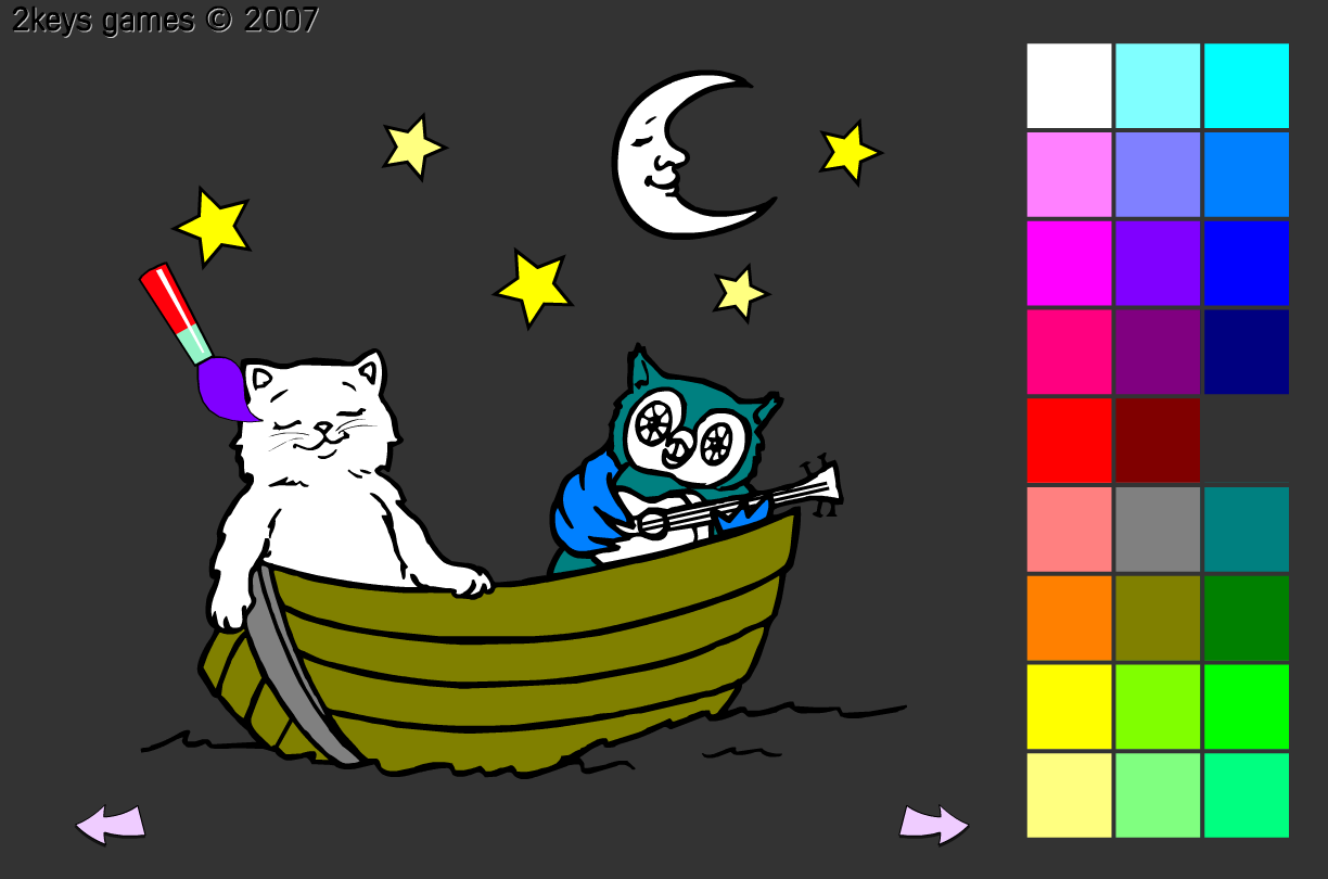 Virtual Coloring Book Play Online On Flash Museum 