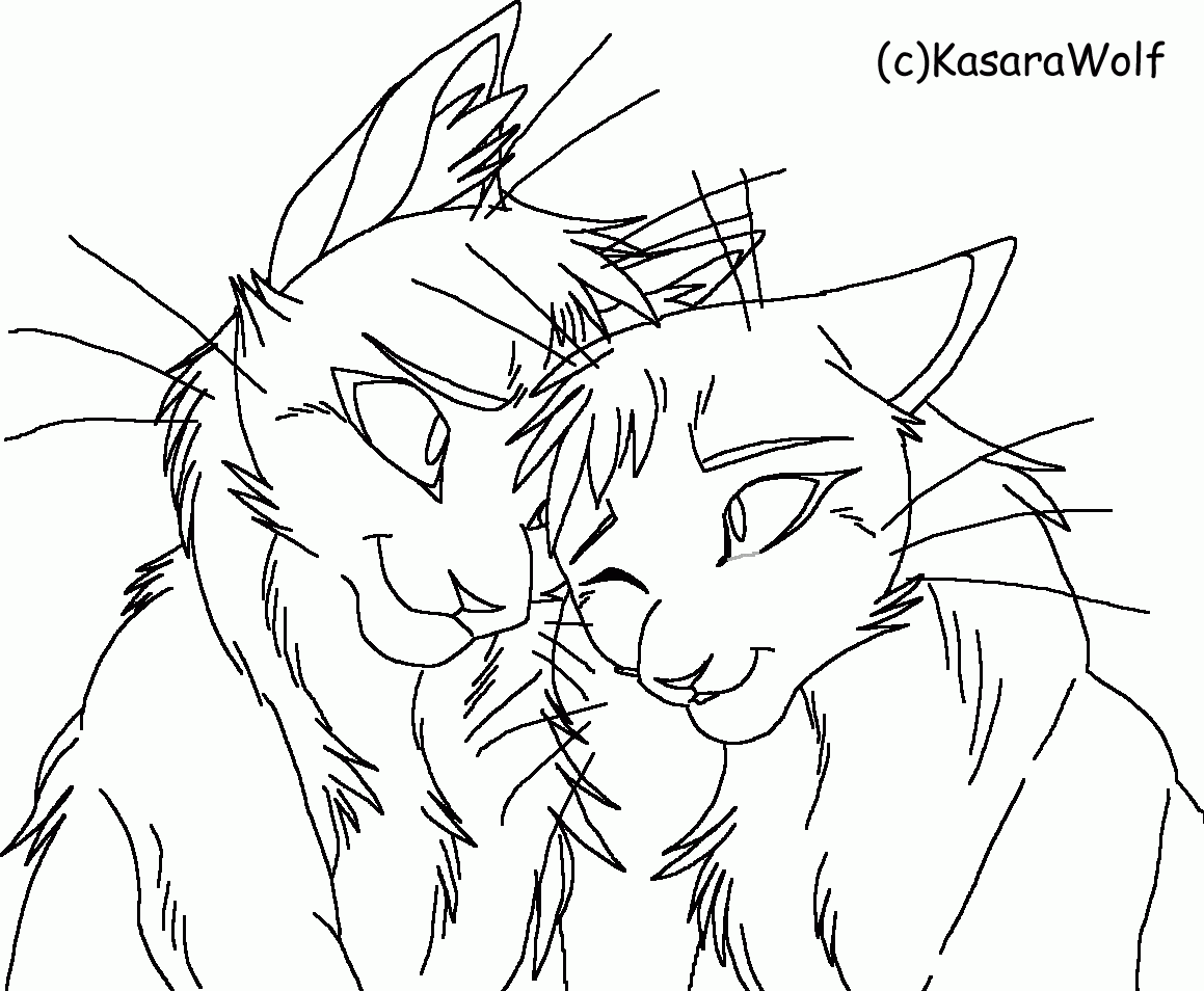 Warrior Cat Coloring Pages To Print Coloring Home