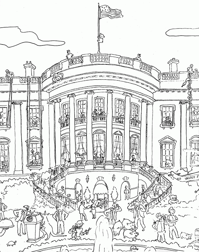 Washington Dc Coloring Pages Coloring Home