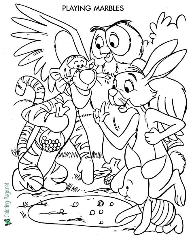Winnie The Pooh Coloring Pages