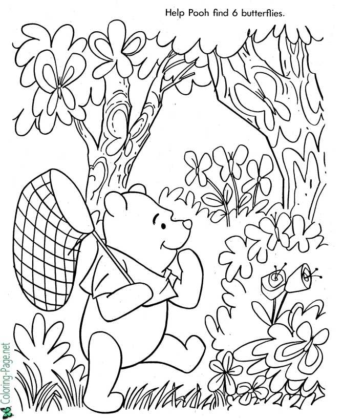Winnie The Pooh Coloring Pages