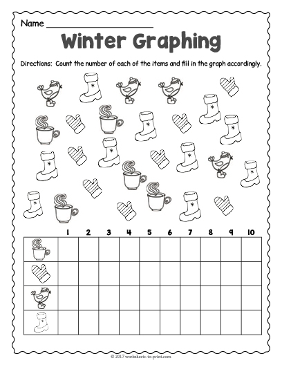 Winter Graphing Worksheet