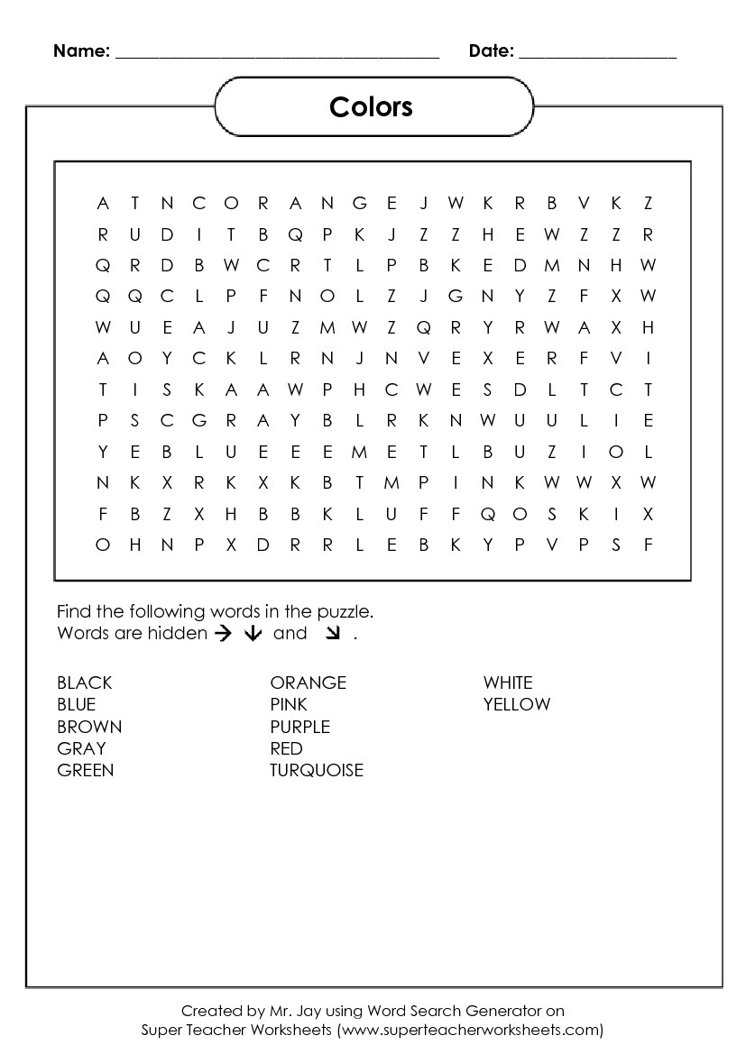 printable worksheet maker