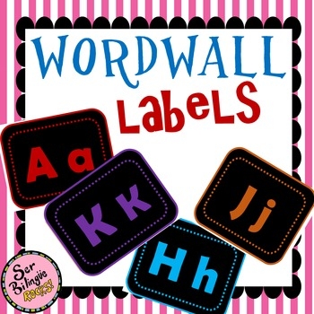 Wordwall Letter Labels 2 By Ser Bilingue Rocks TpT