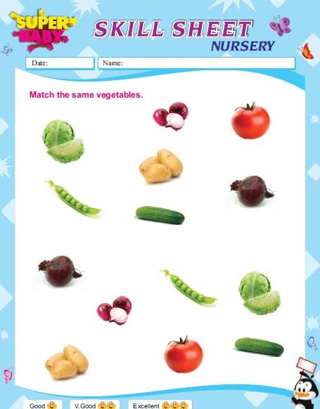 Worksheets For Nursery