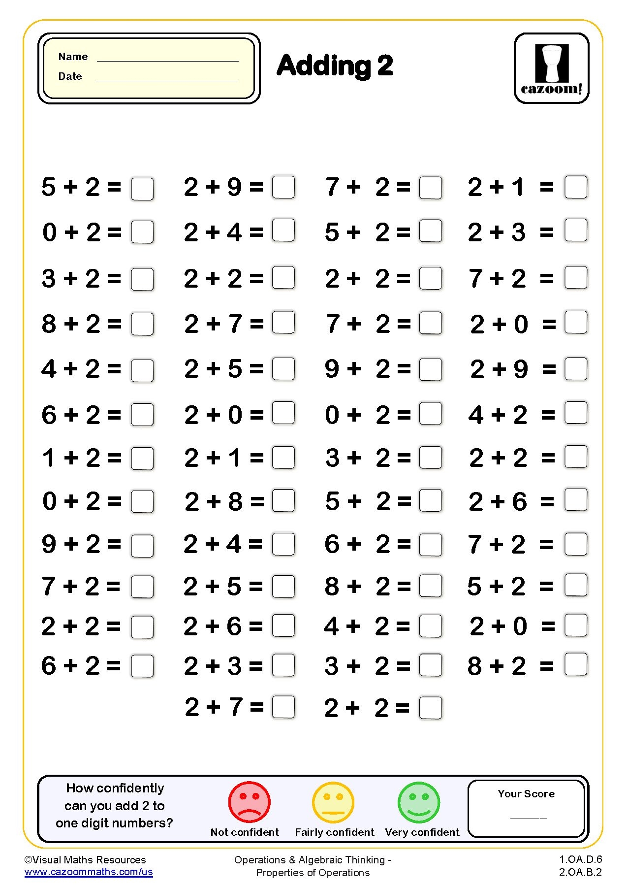 printable worksheets addition