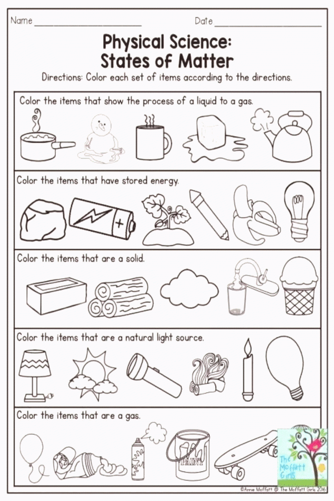 Worksheets Science Grade 2 Scienceworksheets