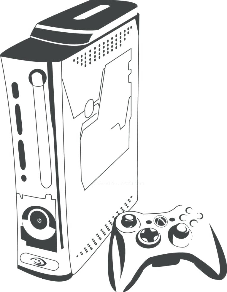Xbox Coloring Pages Free Coloring Pages