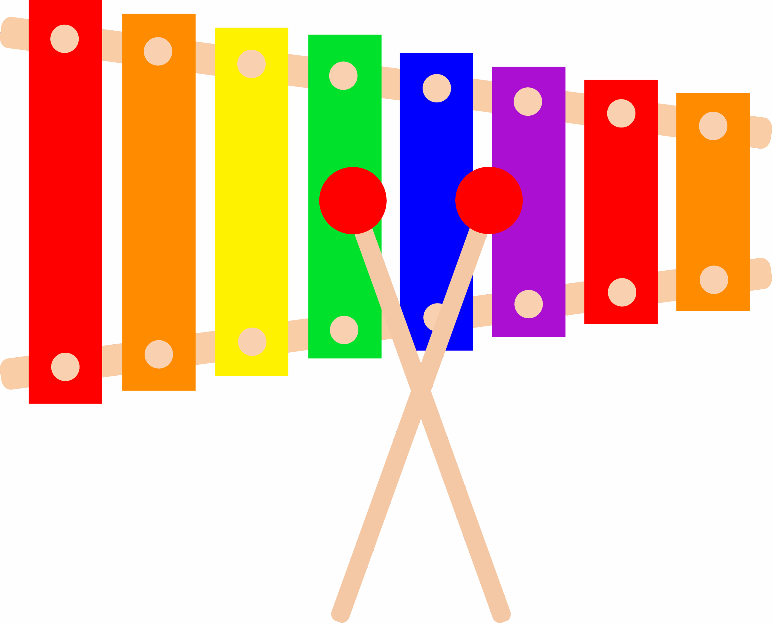 free printable picture of xylophone