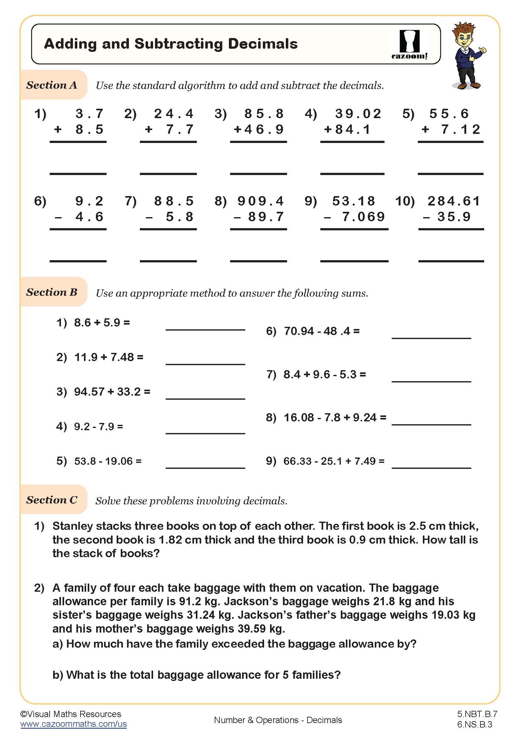 5th Grade Math Worksheets Free Printable PDFs With Answers 5th Grade Math Worksheets Free Printable PDFs With Answers
