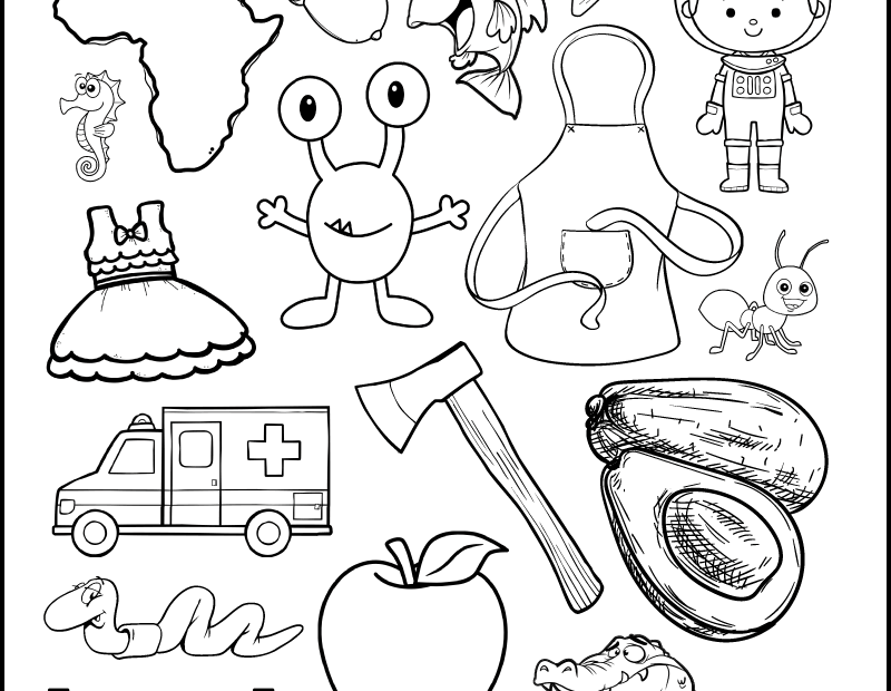 Letter A Sound Worksheets Tree Valley Academy