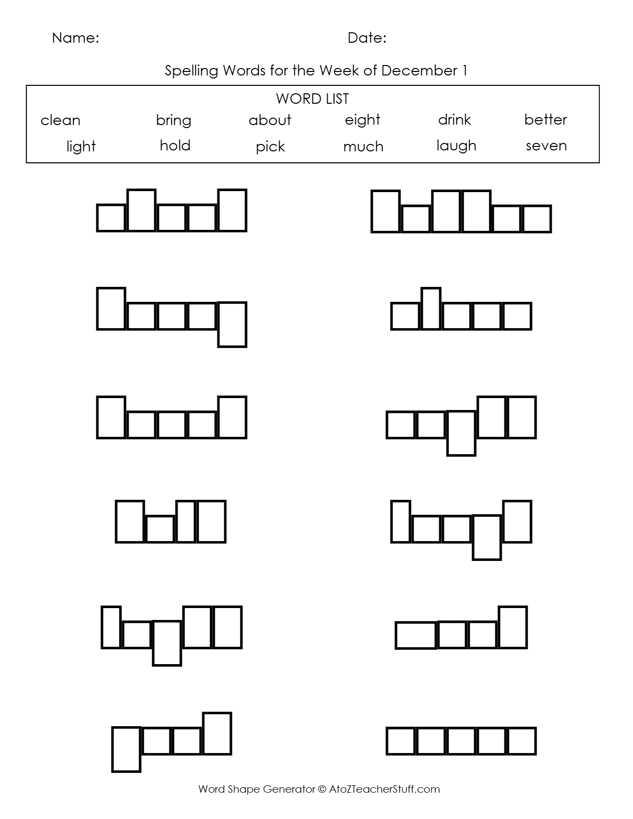 Make Your Own Printable Handwriting Worksheets A To Z Teacher Stuff