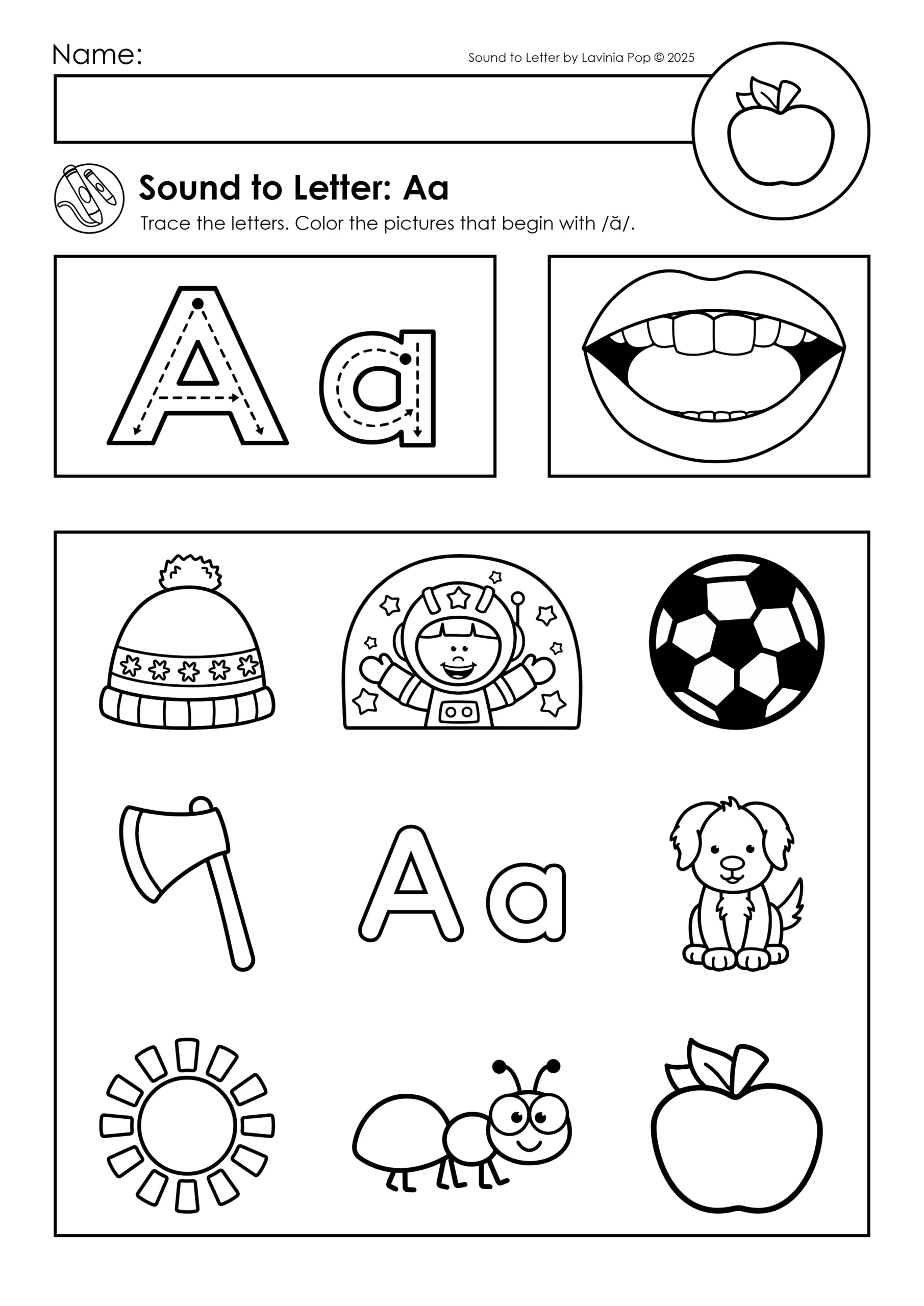 Science Of Reading Alphabet Worksheets A Z Phonics Practice Science Of Reading Alphabet Worksheets A Z Phonics Practice